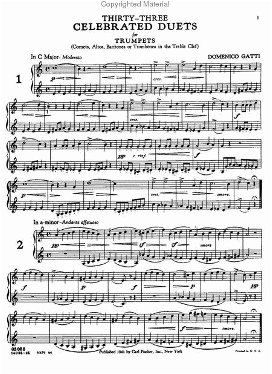 33 Celebrated Duets 33 Celebrated Duets Baritone Horn scores gallery preview page 2