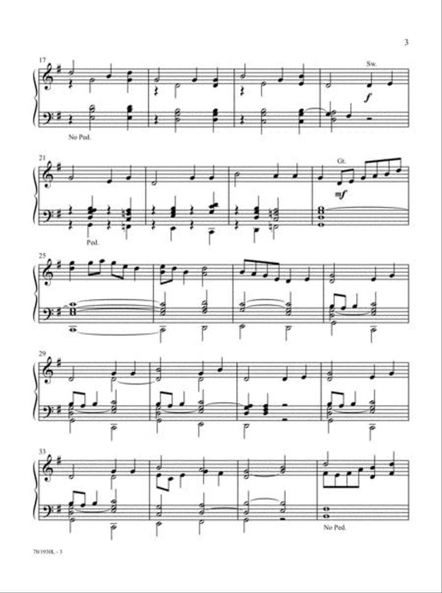 Easy Organ Library, Vol. 58 Organ Solo scores gallery preview page 3