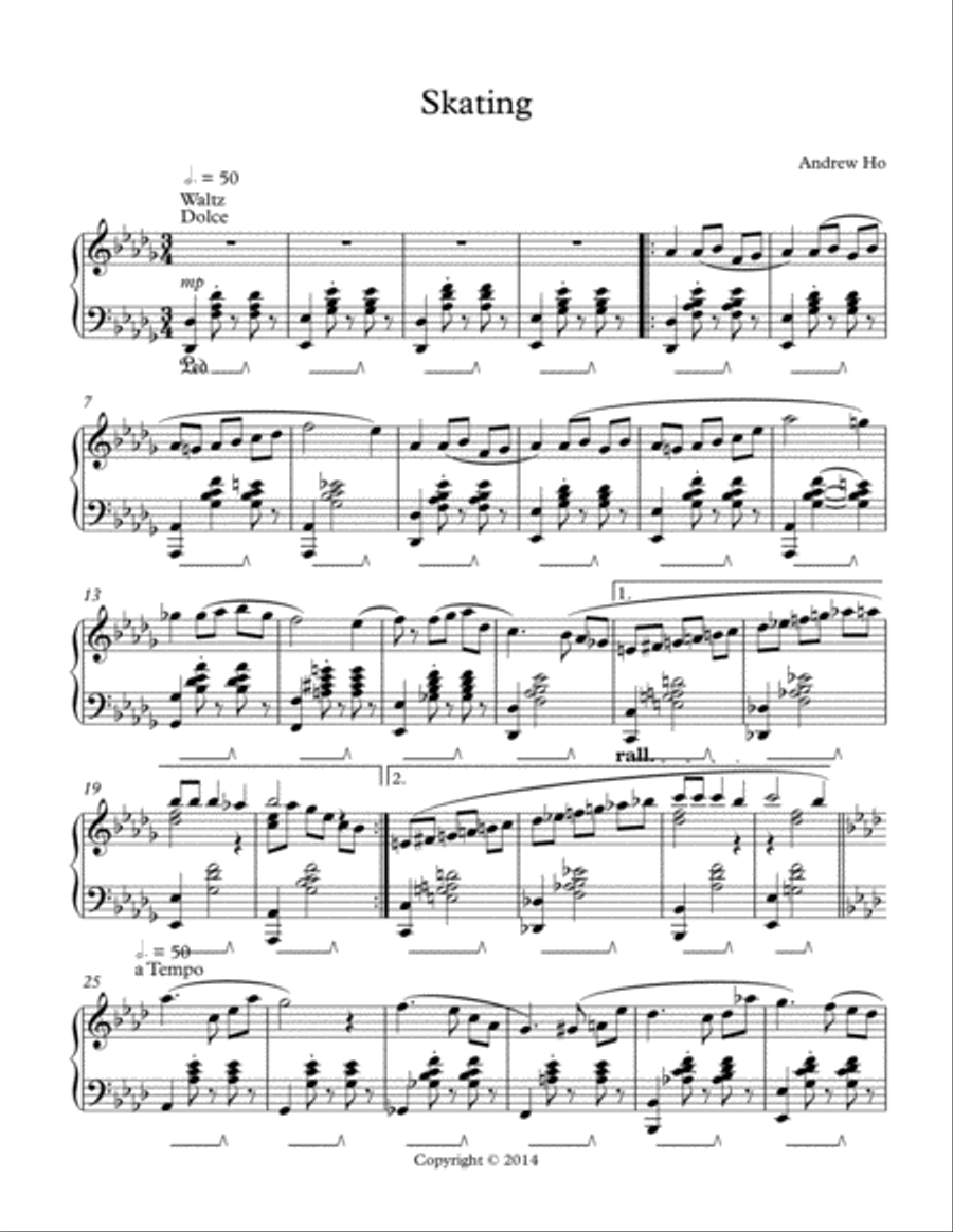 Skating Piano Method scores gallery preview page 2