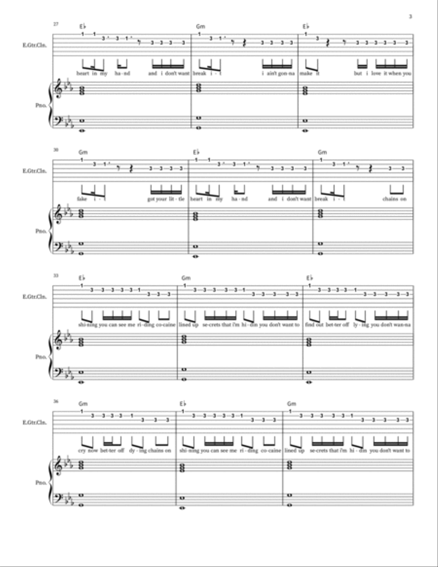 Better Off Dying - Guitar Guitar scores gallery preview page 3