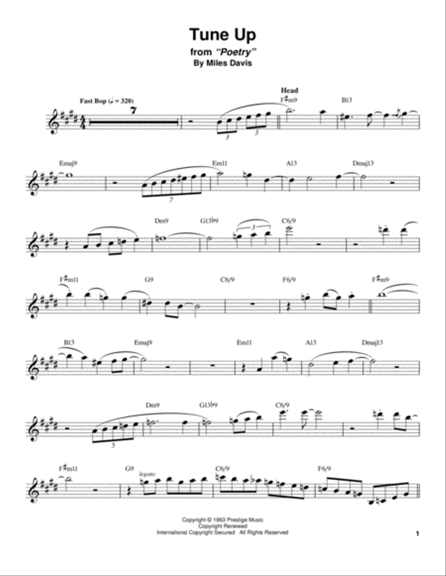 Tune Up School and Community scores gallery preview page 1