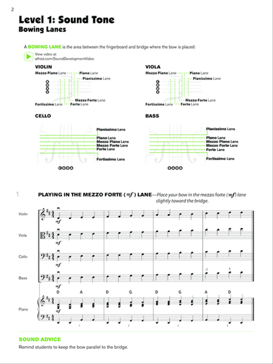Sound Innovations for String Orchestra -- Sound Development Chamber Orchestra scores gallery preview page 8
