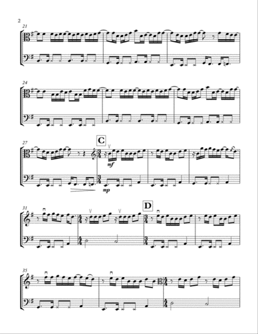 Take Me To Church Take Me To Church String Duet scores gallery preview page 3