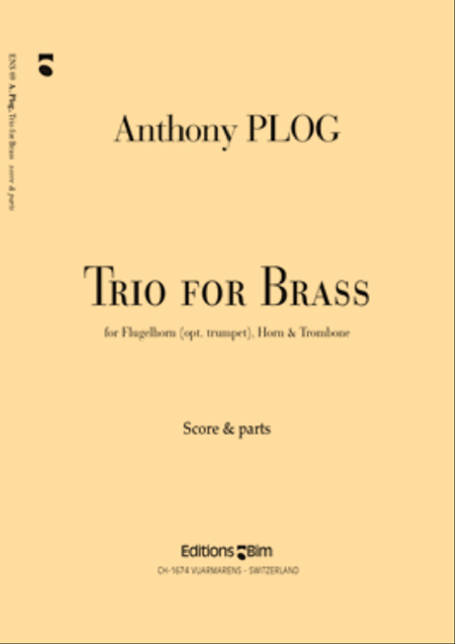Trio for brass Horn scores gallery preview page 1