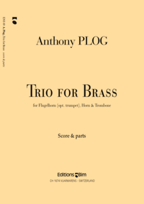 Book cover for Trio for brass