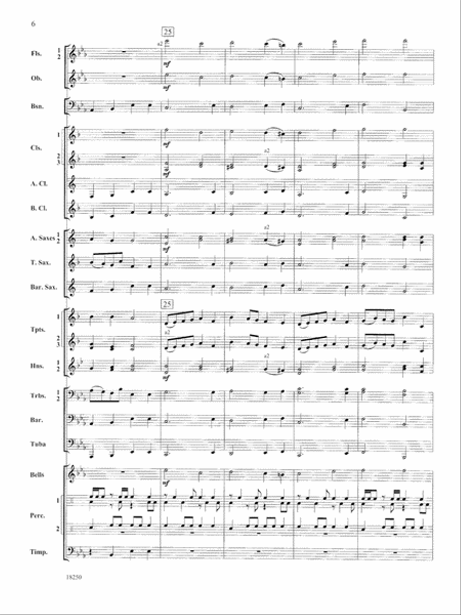 Slavic Rhapsody: Score Concert Band scores gallery preview page 6