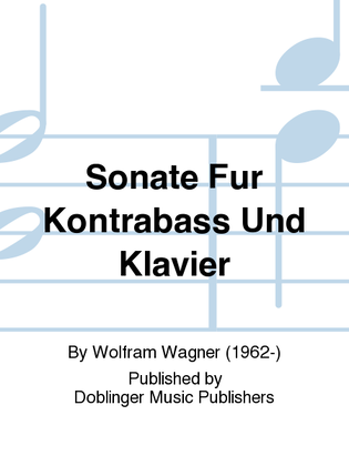 Sonate fur Kontrabass und Klavier