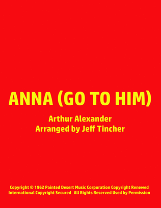 Anna (go To Him)