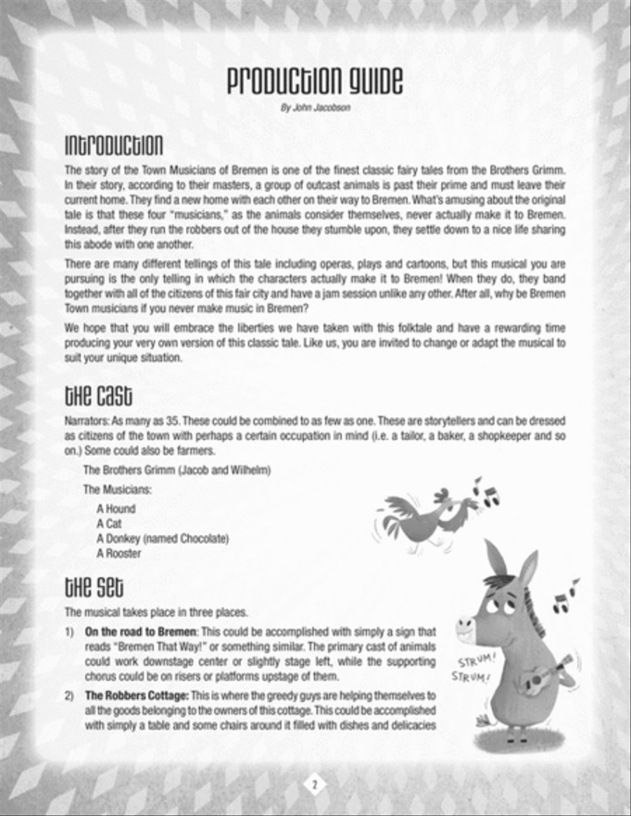 Bremen Town Jam! Choir scores gallery preview page 2