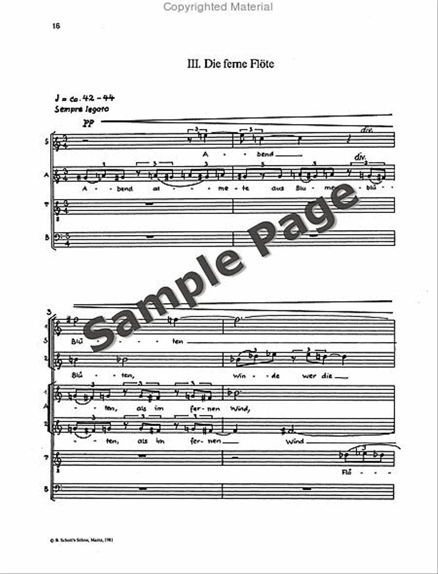 Nachtstucke 3 4-Part scores gallery preview page 17