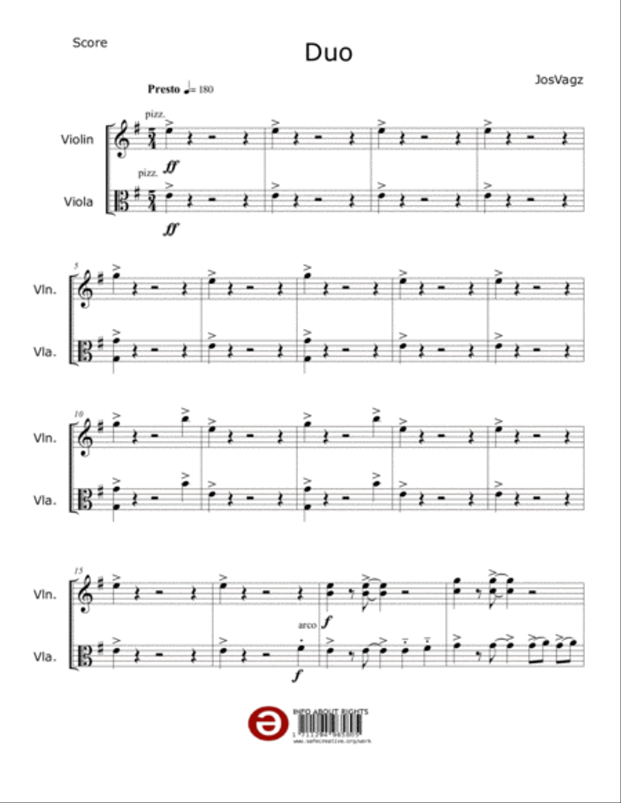 DUO Set of Parts scores gallery preview page 1