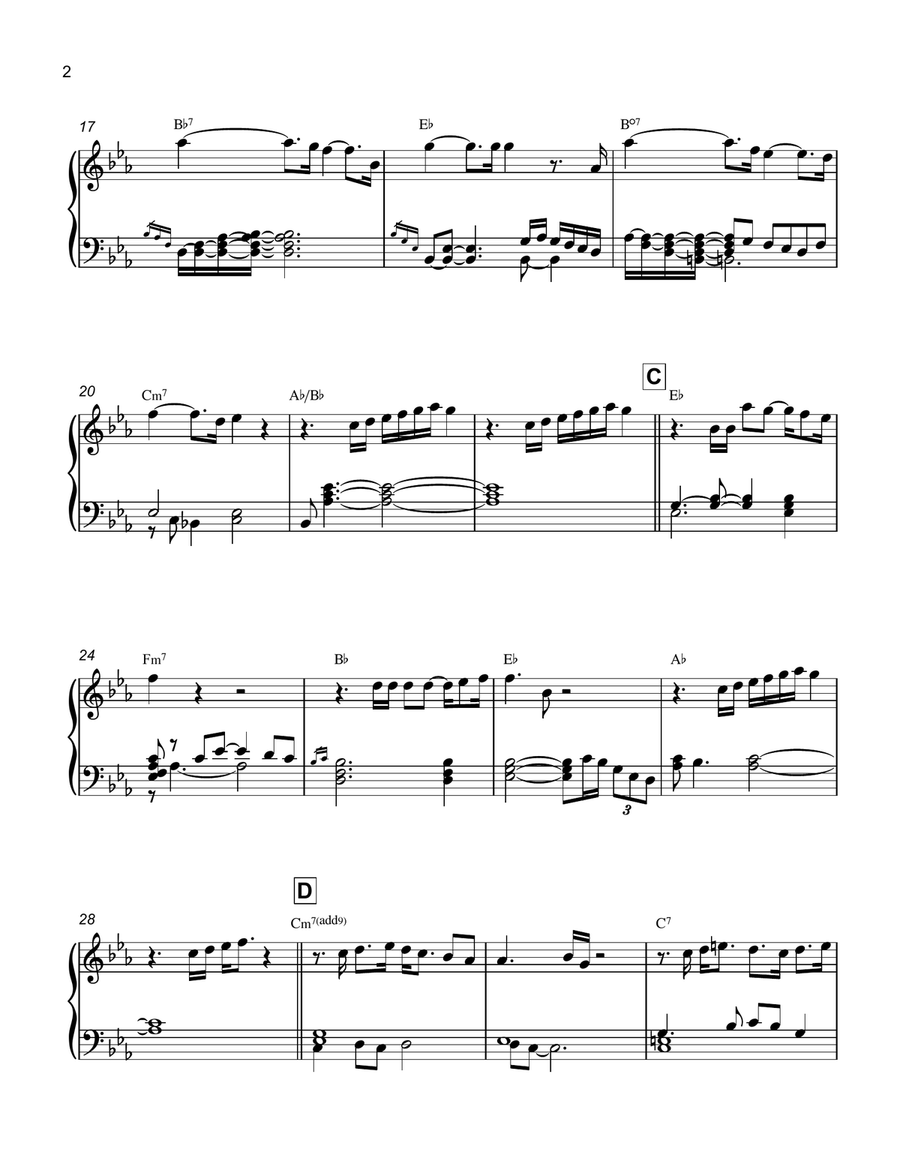 Du Bist Alles Piano Solo scores gallery preview page 2