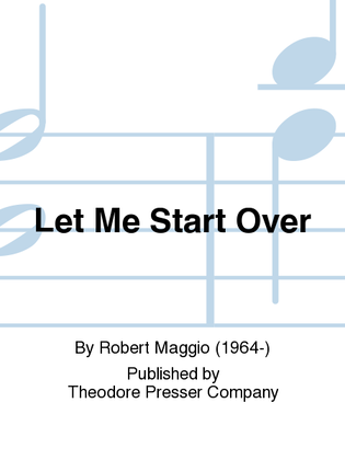 Book cover for Let Me Start Over