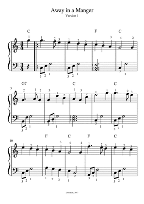 Away in a Manger - Harp (Version 1)