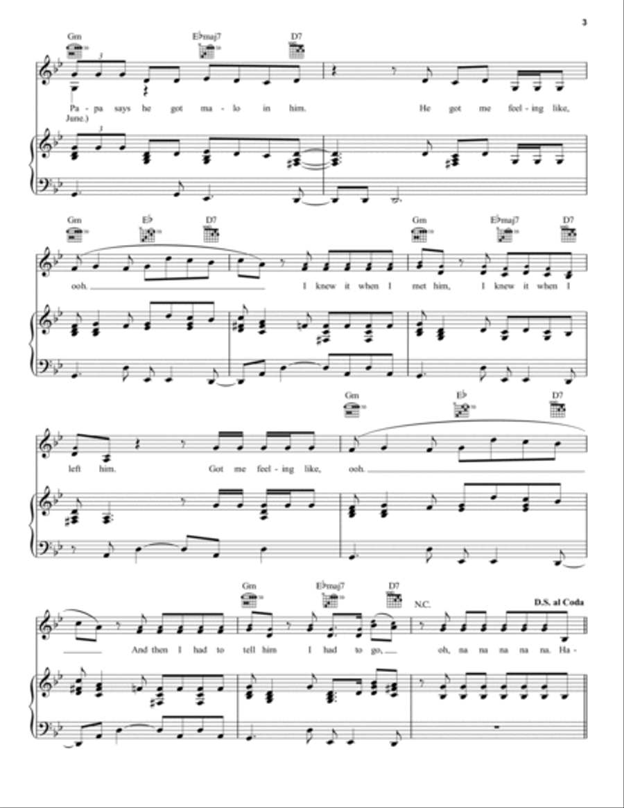 Havana (feat. Young Thug) Piano, Vocal, Guitar scores gallery preview page 3
