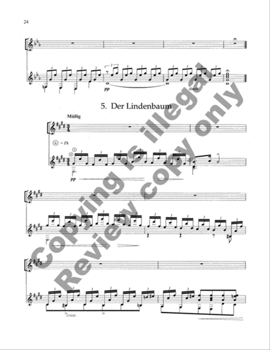 Winterreise Medium Voice scores gallery preview page 5