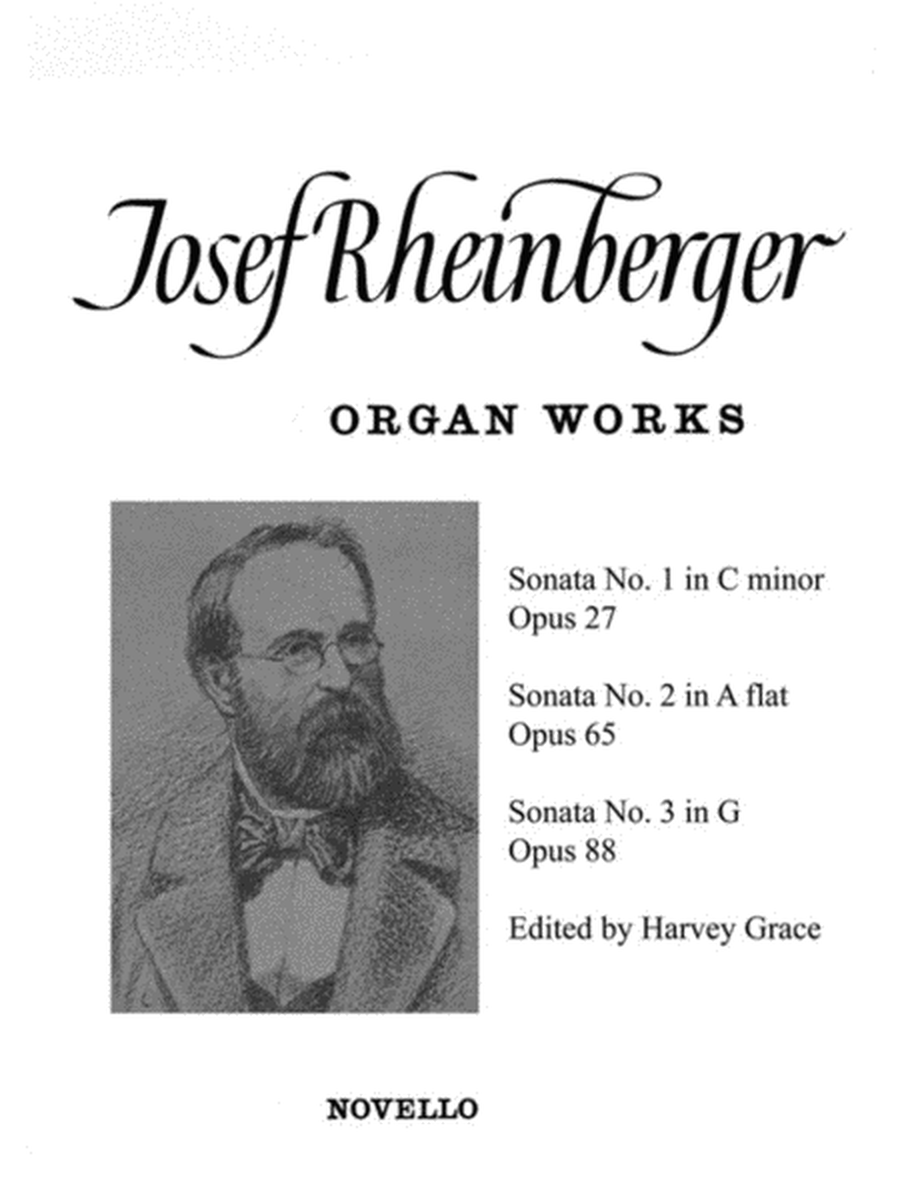 Rheinberger Sonatas No'S 1-3 Organ (Archive Ed.)