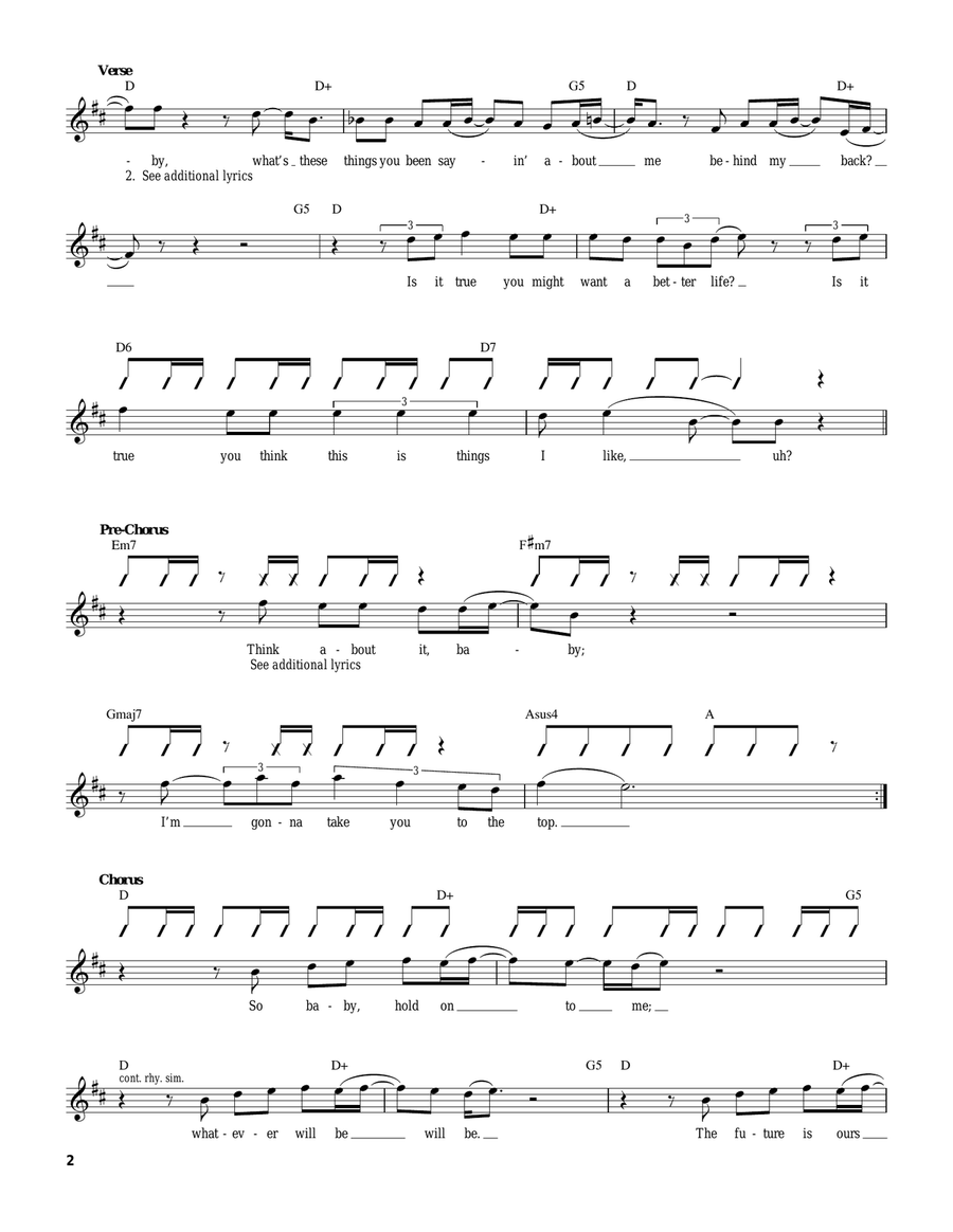 Baby Hold On Baby Hold On Acoustic Guitar scores gallery preview page 2