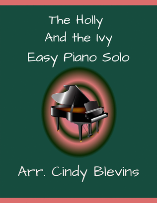 Book cover for The Holly and the Ivy, Easy Piano Solo