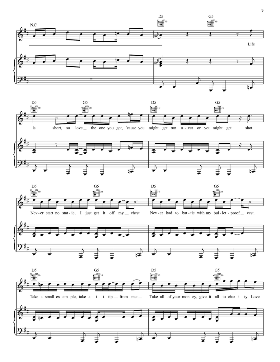 What I Got Acoustic Guitar scores gallery preview page 3