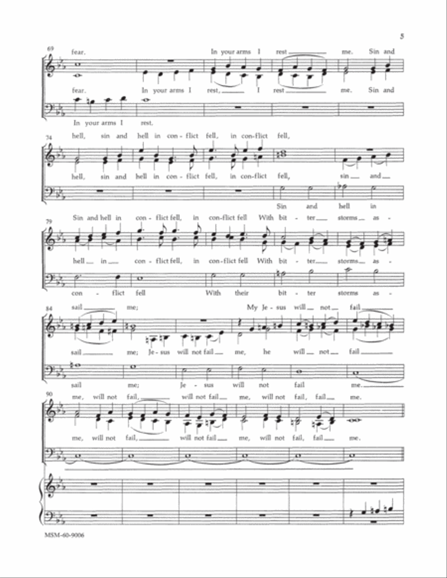Jesus, Priceless Treasure Choir scores gallery preview page 4