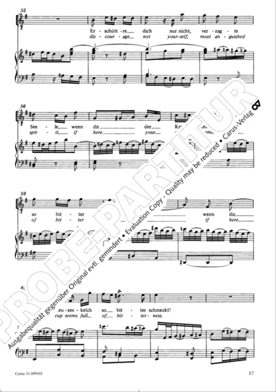 Whatever God ordains is right (Was Gott tut, das ist wohlgetan) 4-Part scores gallery preview page 18