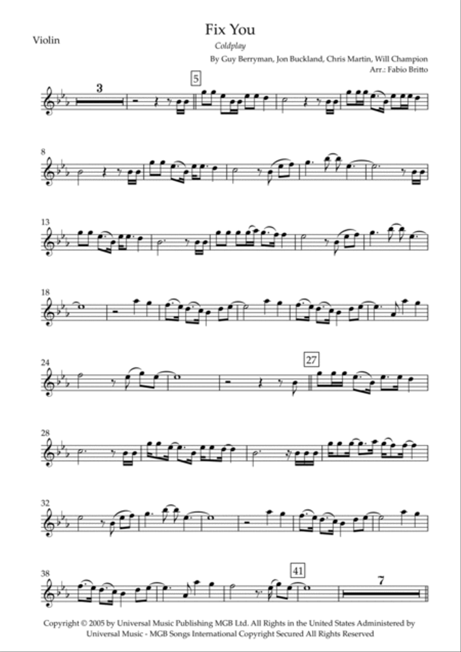 Fix You String Duet scores gallery preview page 4