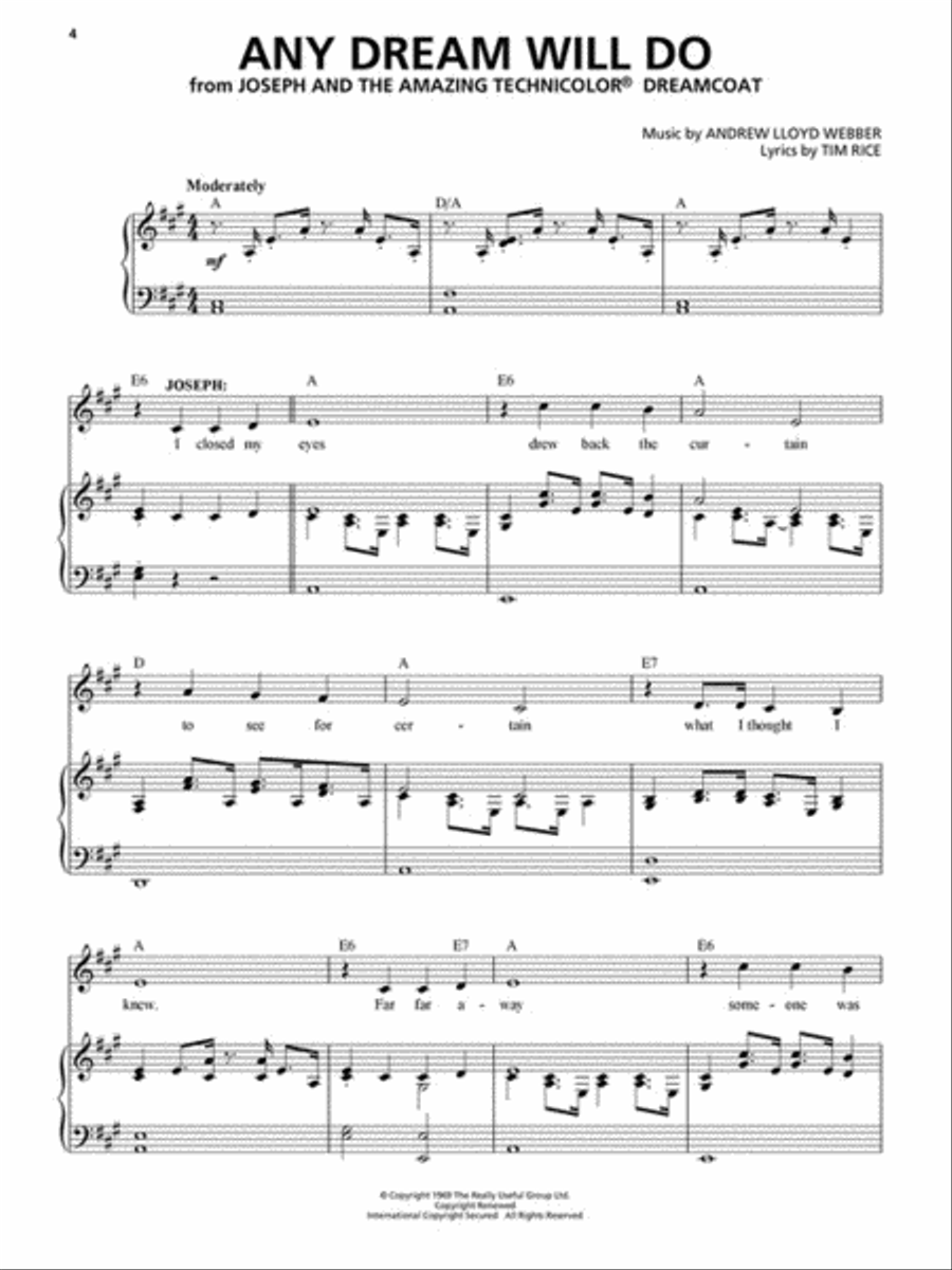 First 50 Broadway Songs You Should Sing Voice scores gallery preview page 4