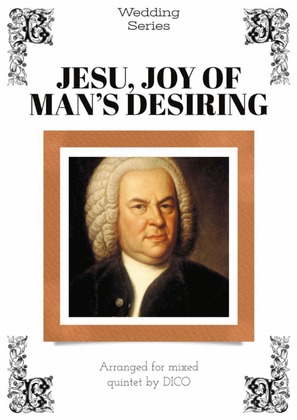 Book cover for Jesu, Joy of Man's Desiring - for quintet