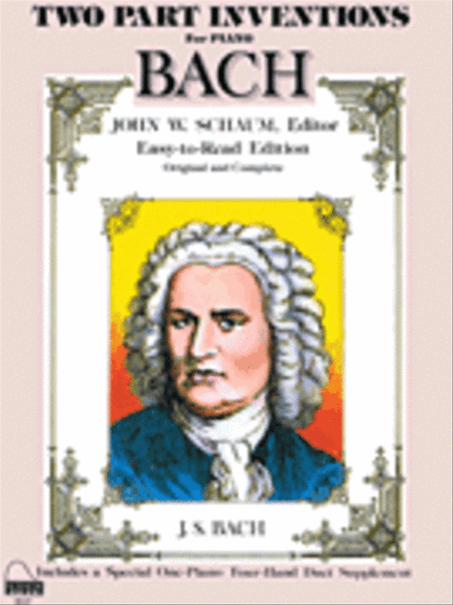 Bach Two-part Inventions Bach Two-part Inventions Voice scores gallery preview page 1