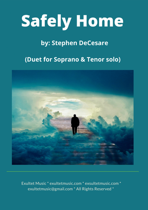 Book cover for Safely Home (Duet for Soprano and Tenor solo)