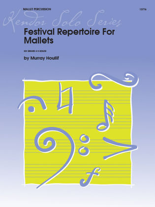 Book cover for Festival Repertoire For Mallets