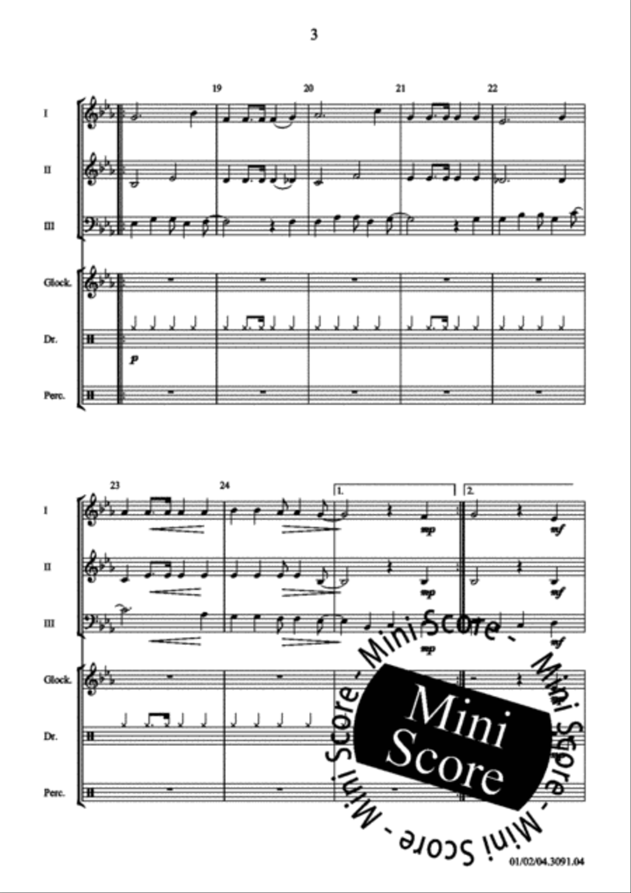 Funny Girls Concert Band scores gallery preview page 9