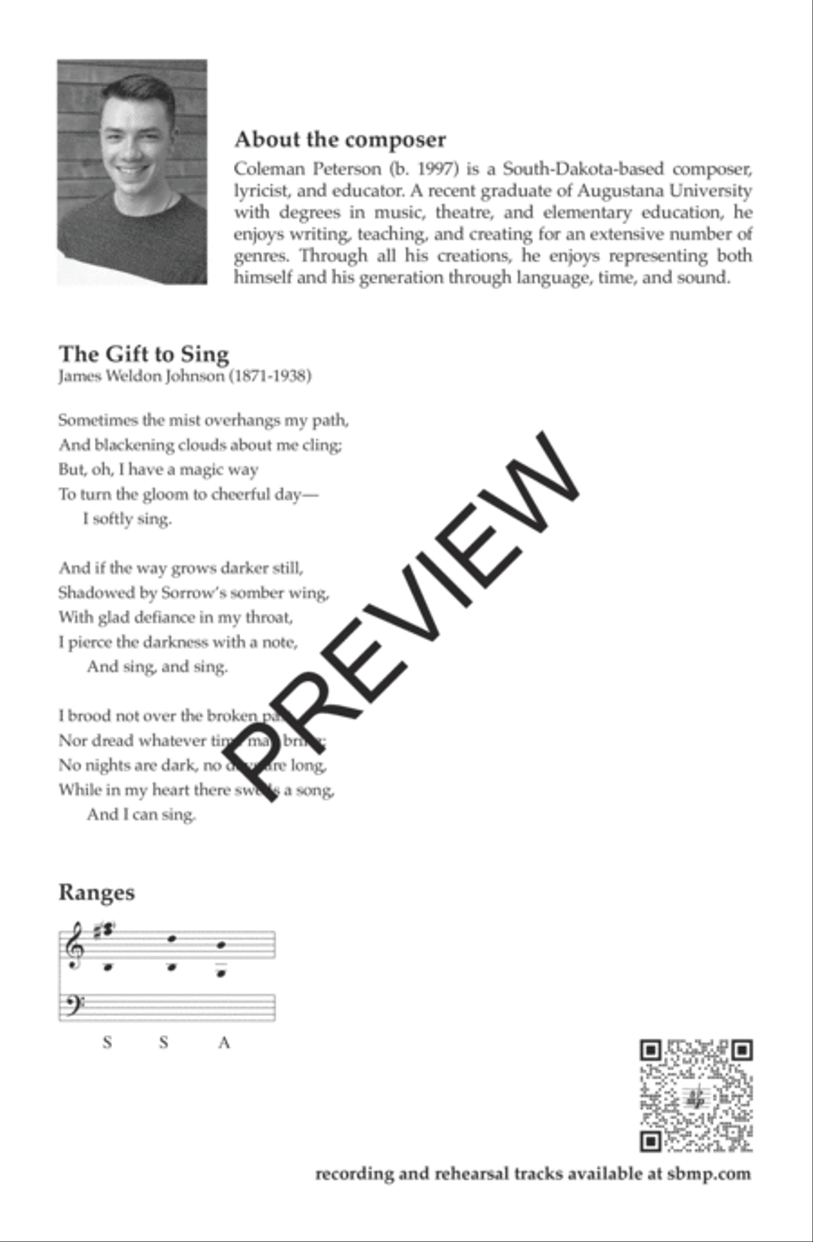 The Gift To Sing The Gift To Sing SSA scores gallery preview page 3