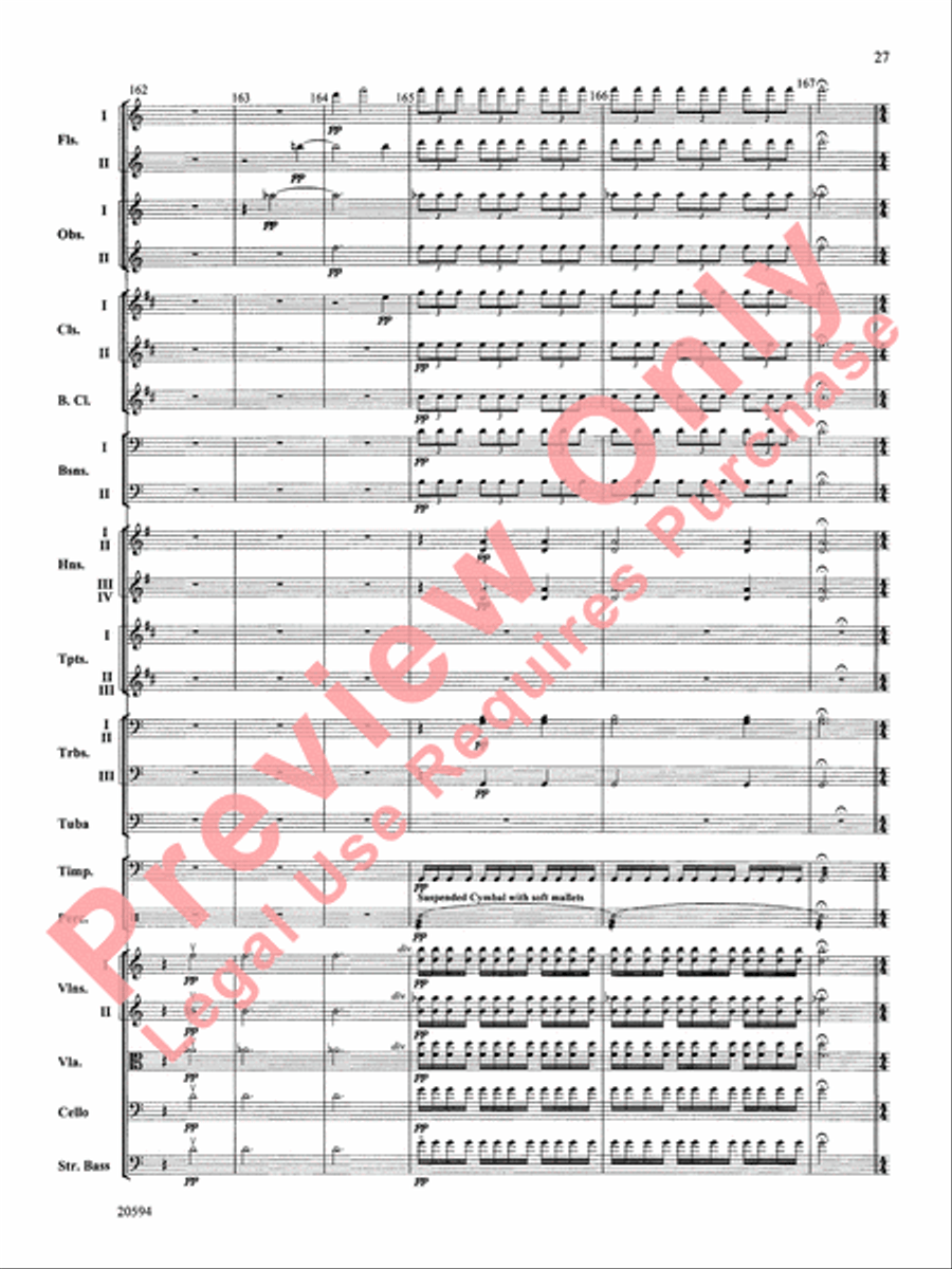 Symphony No. 9 (Fourth Movement) Full Orchestra scores gallery preview page 28