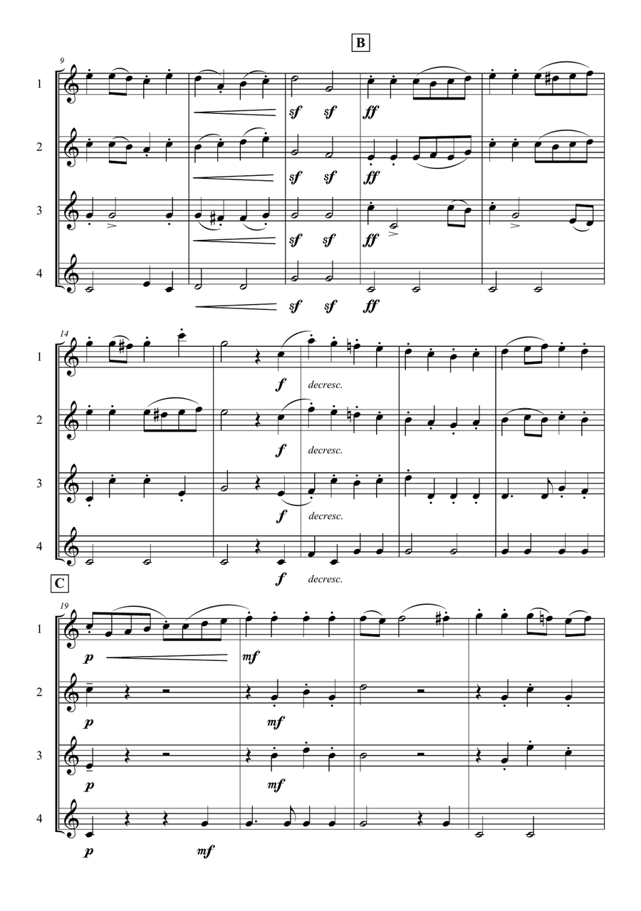 American Patrol Woodwind Ensemble scores gallery preview page 2