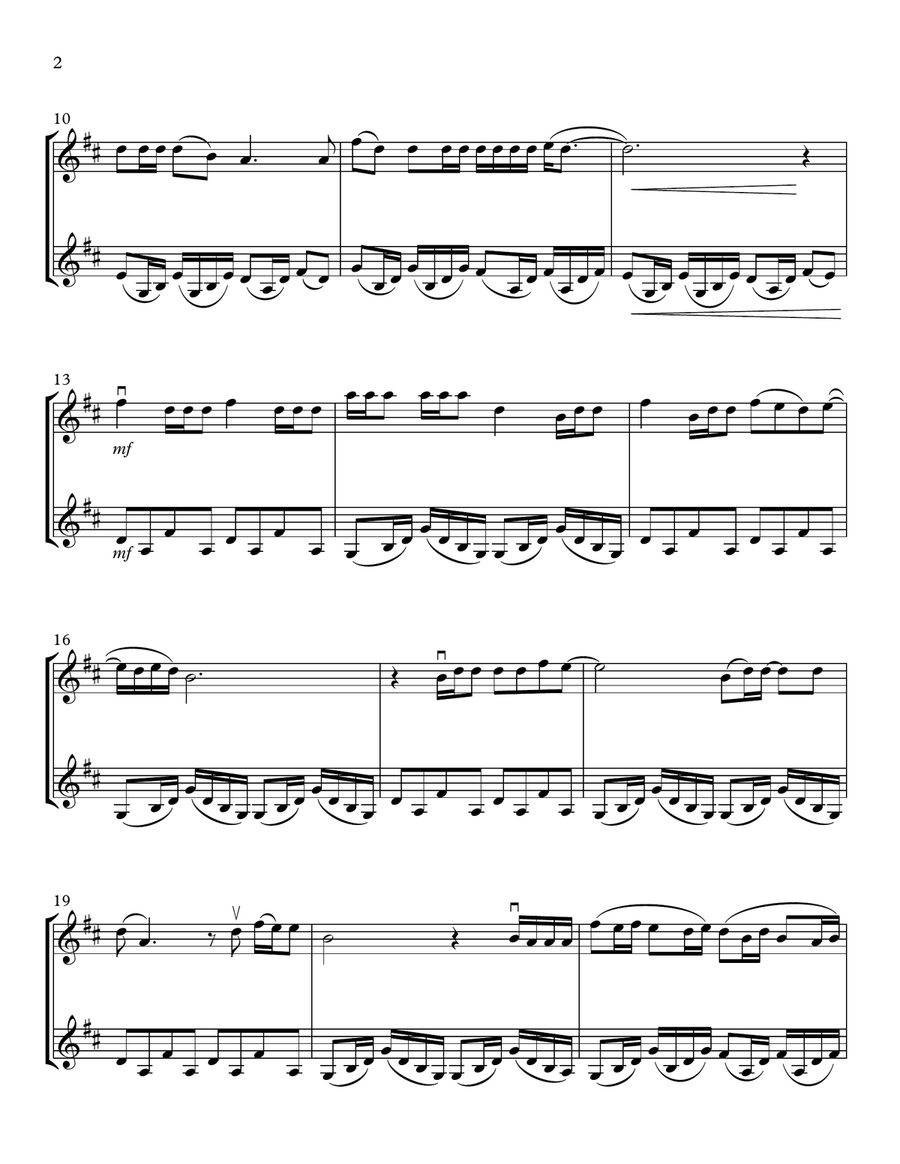 Invisible String String Duet scores gallery preview page 2