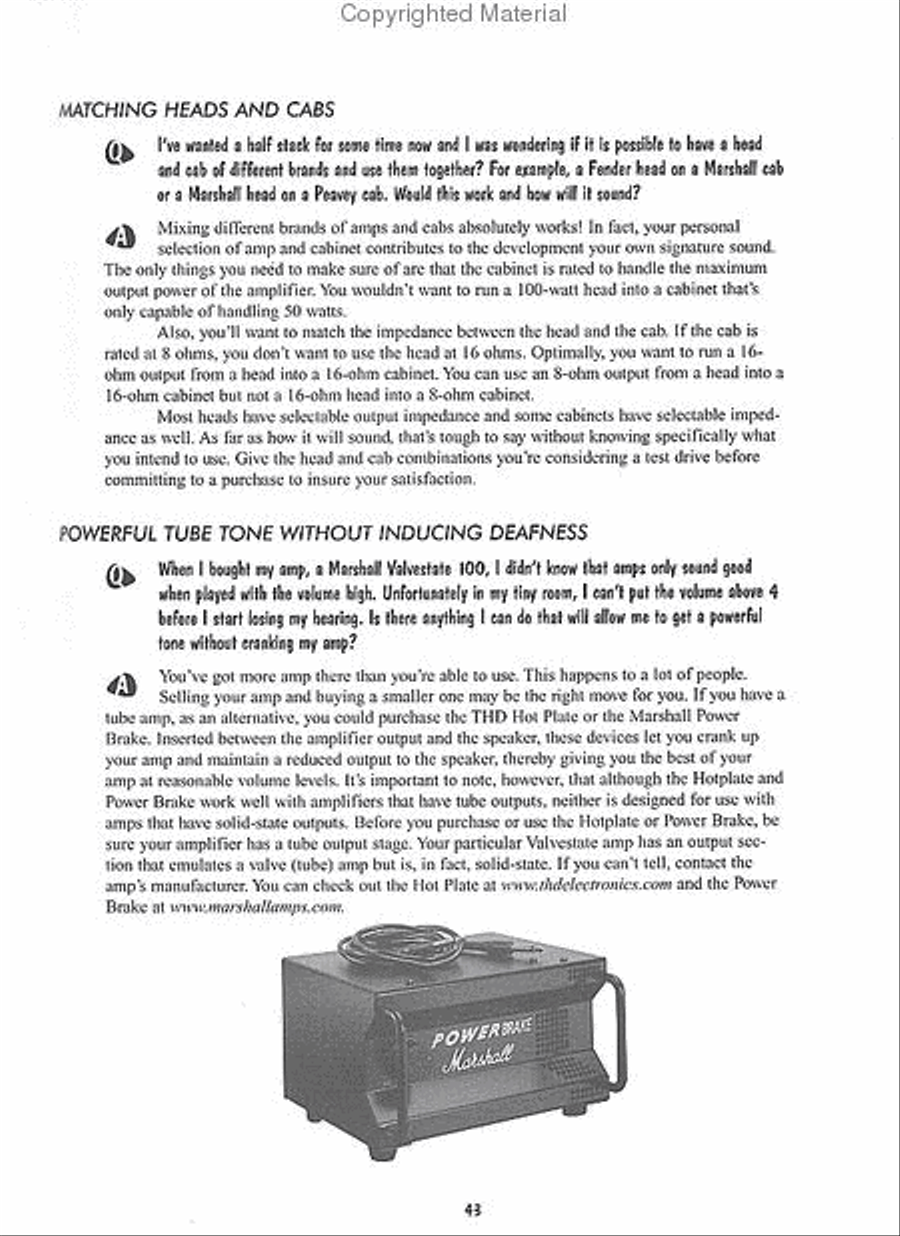 Guitar World Presents Guitar Gear 411 Electric Guitar scores gallery preview page 4