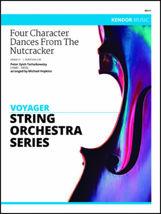 Book cover for Four Character Dances From The Nutcracker (Full Score)