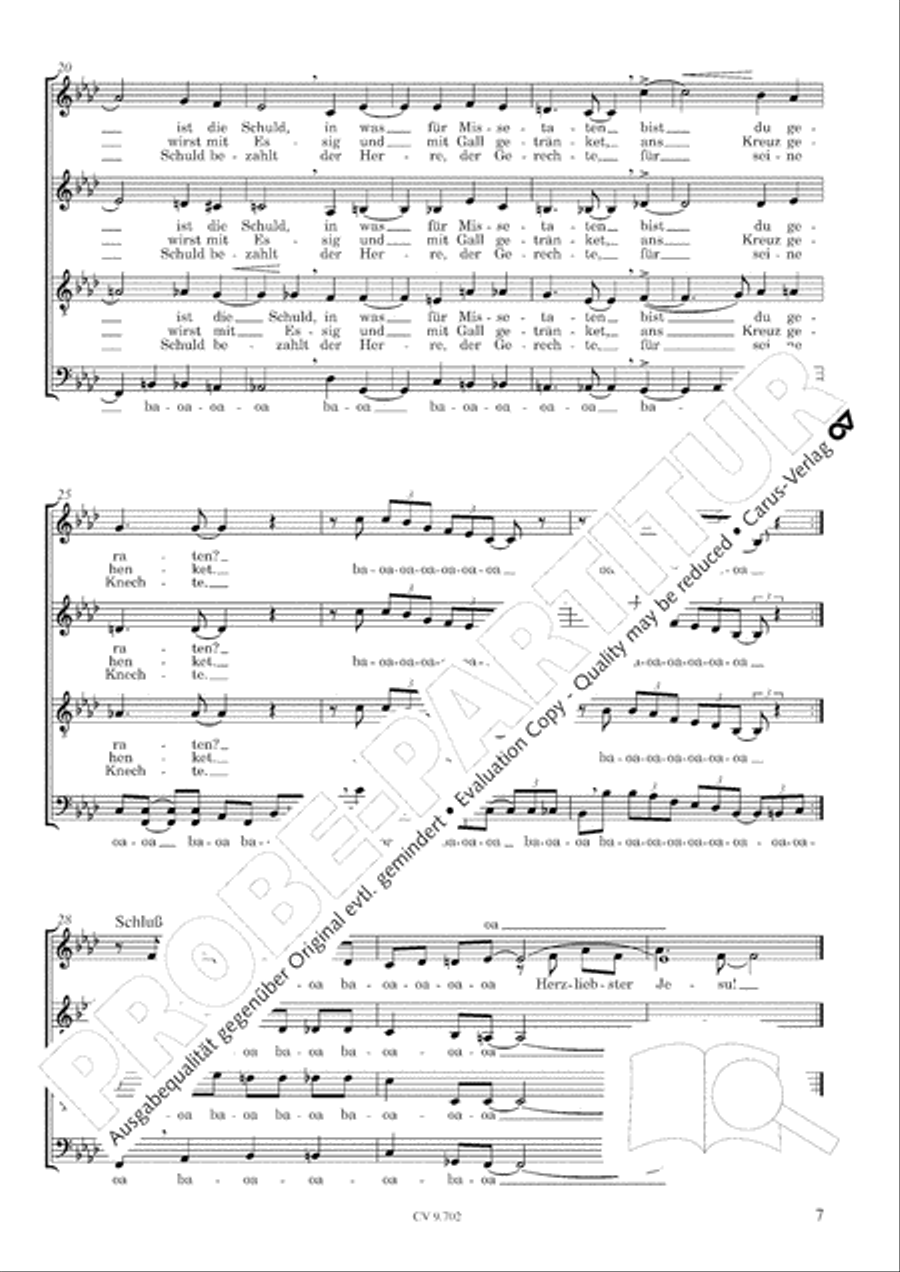 Jazz-Chorbuch: Jesu meine Freude