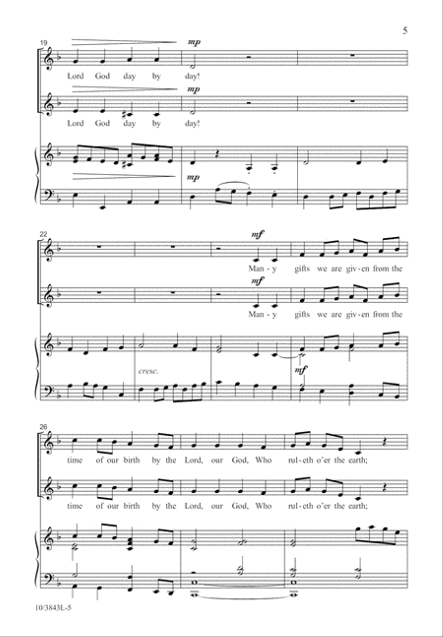 Good and Simple Gifts Good and Simple Gifts Unison Choir scores gallery preview page 6