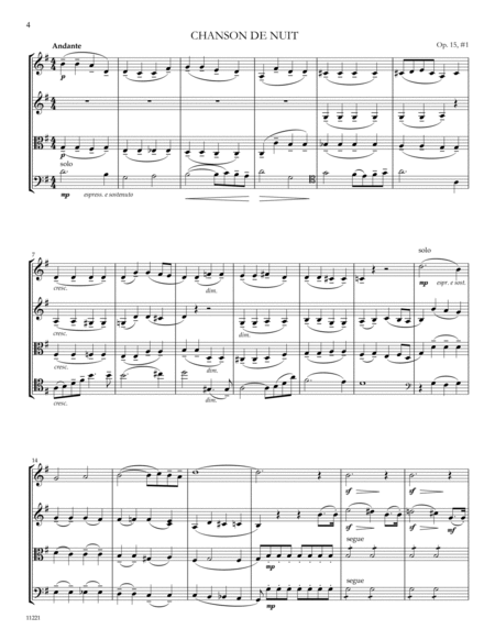 Three Pieces by Elgar