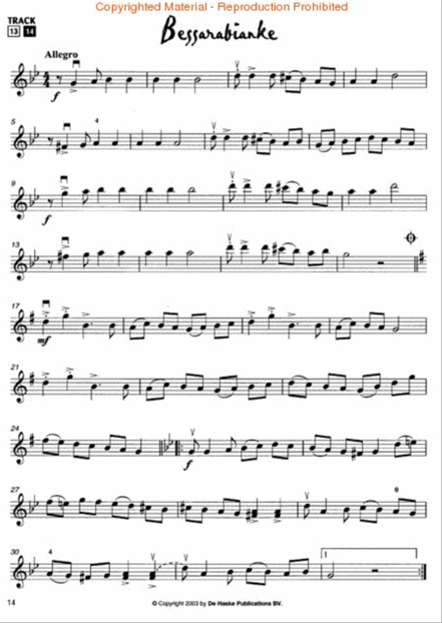 Play Klezmer! - Violin Play Klezmer! - Violin Violin scores gallery preview page 2