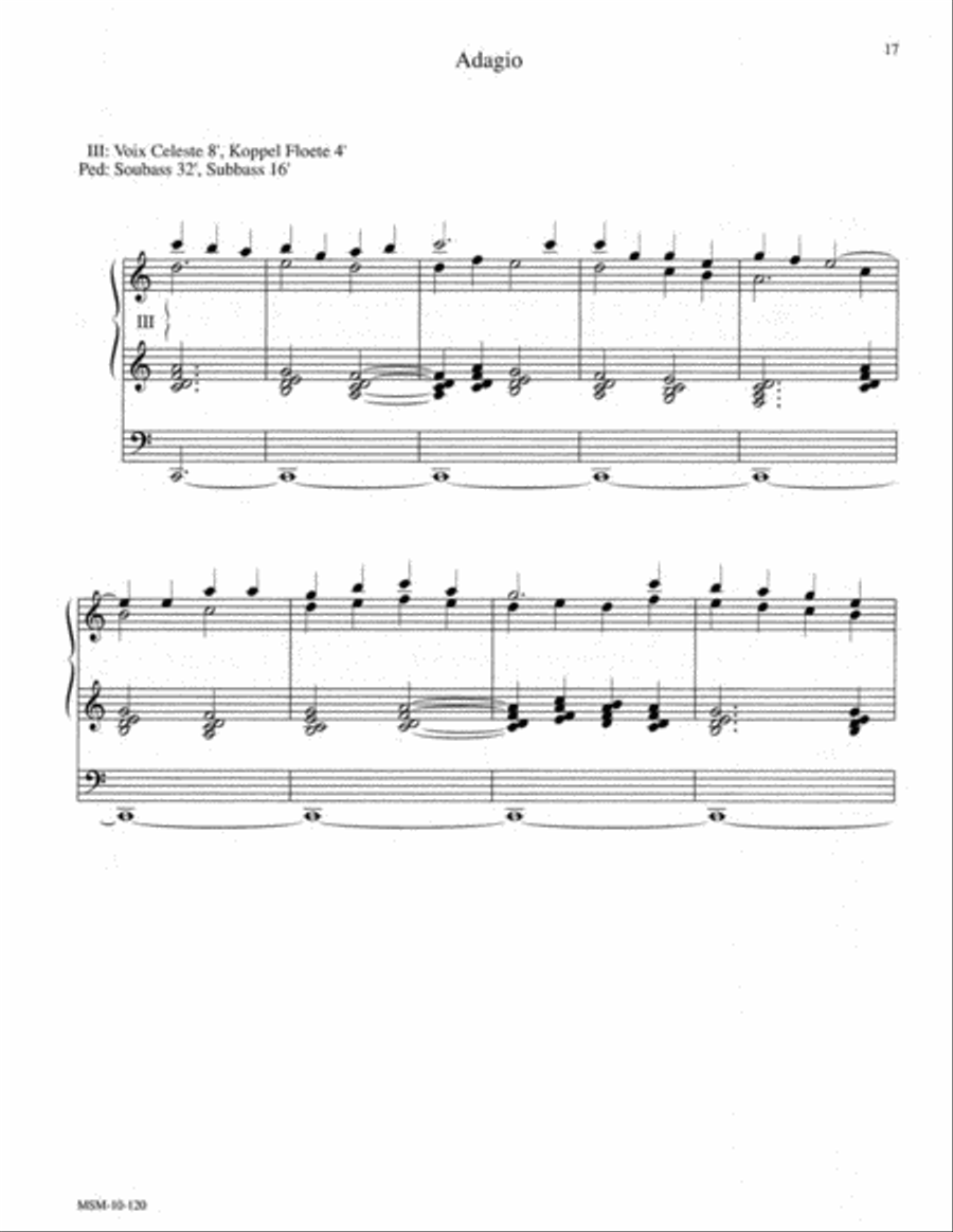 Partita on From Heaven Above to Earth I Come Organ scores gallery preview page 11