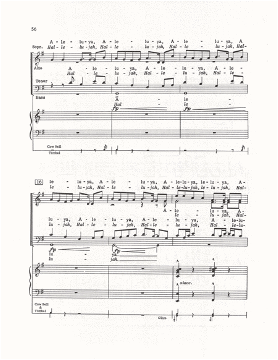 The Cuban Mass (Vocal Score) 4-Part scores gallery preview page 53