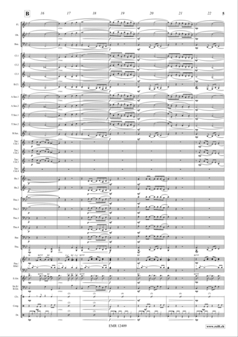 Remind Me Concert Band scores gallery preview page 5
