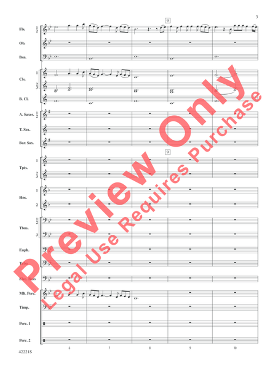 Carry On Concert Band scores gallery preview page 4