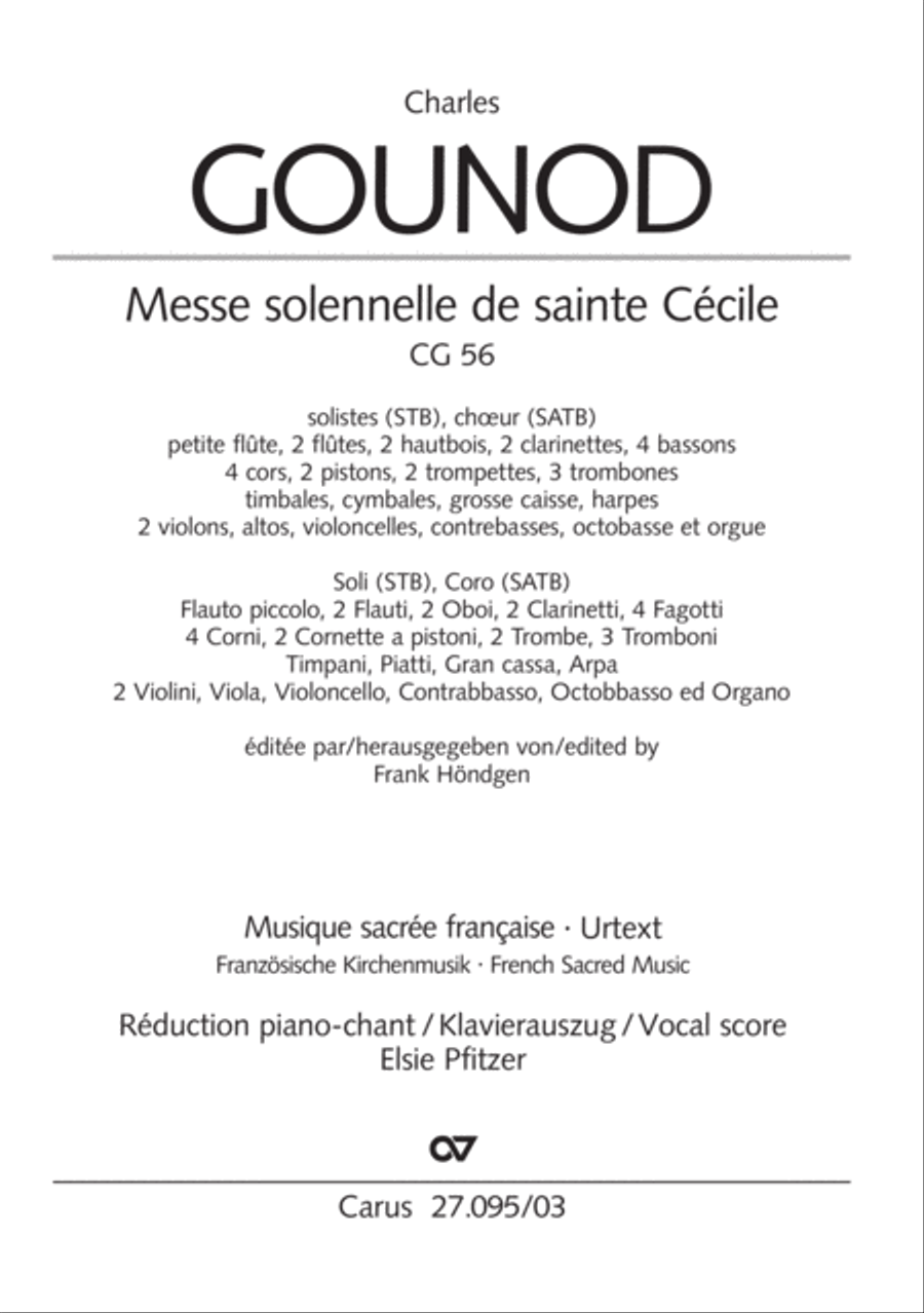 Messe solennelle de sainte Cecile STB scores gallery preview page 2