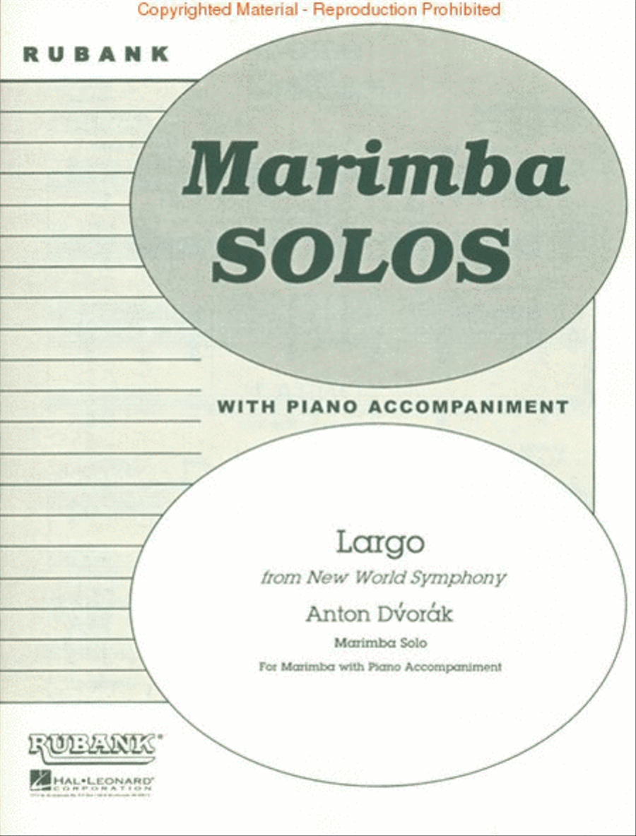 Largo from the New World Symphony Piano Accompaniment scores gallery preview page 2