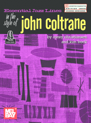Book cover for Essential Jazz Lines: Eb in the Style of John Coltrane